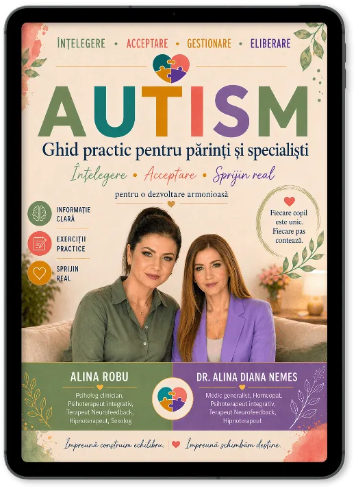 Coperta cărții „Autism, ghid practic pentru părinți și specialiști”