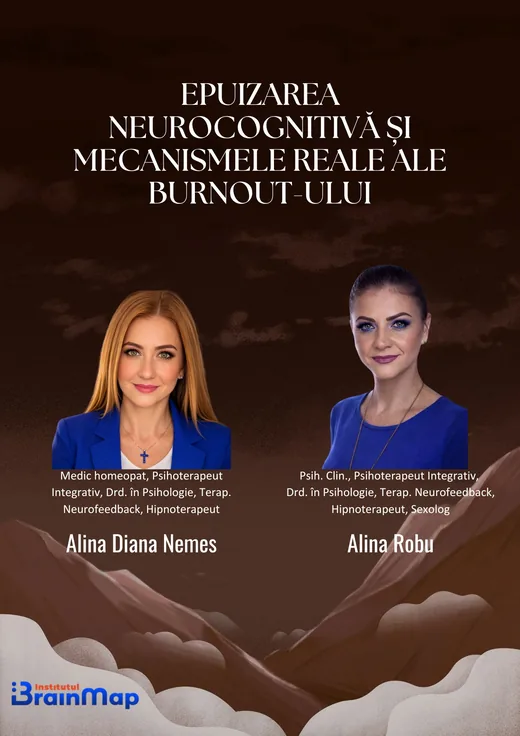Coperta cărții „Epuizarea neurocognitivă și mecanismele reale ale burnoutului”